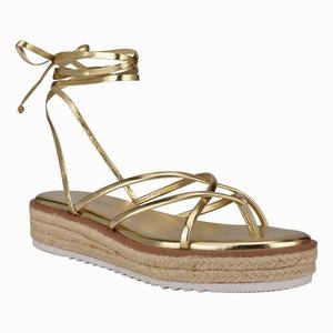 Nine West Candid Ankle Wrap Sandalen Met Hak Goud Nederland | UQP-035486